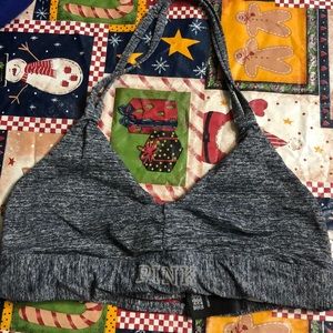 Pink Sports bra size small